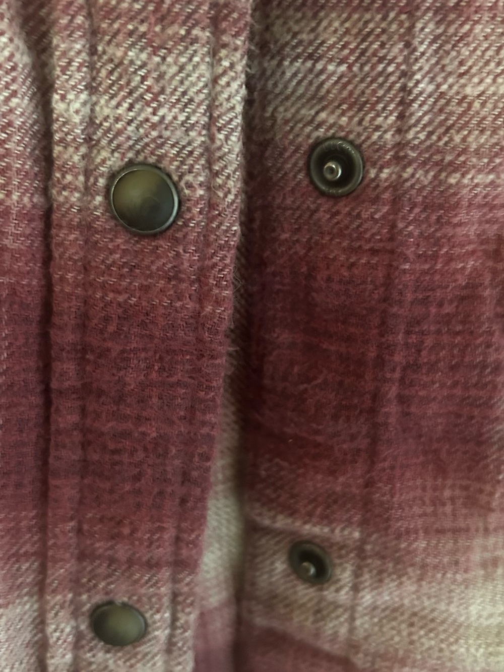 American Eagle Red Plaid Oversized Shirt - Picture 4 of 6